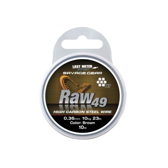 Savage Gear Raw49 Uncoated Wire Brown