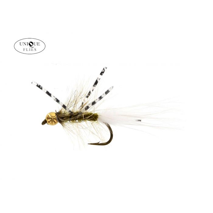X-Fly Goldhead Olive #6