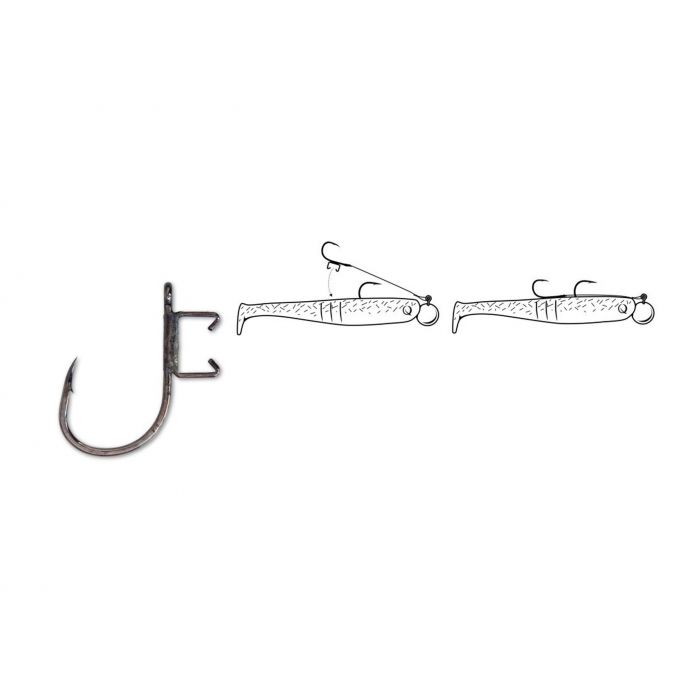Quantum Stinger Single Hook Black