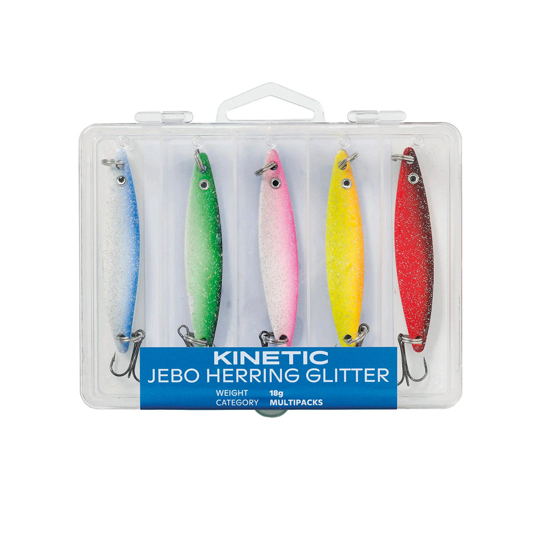 Kinetic Jebo Herring Glitter 5stk