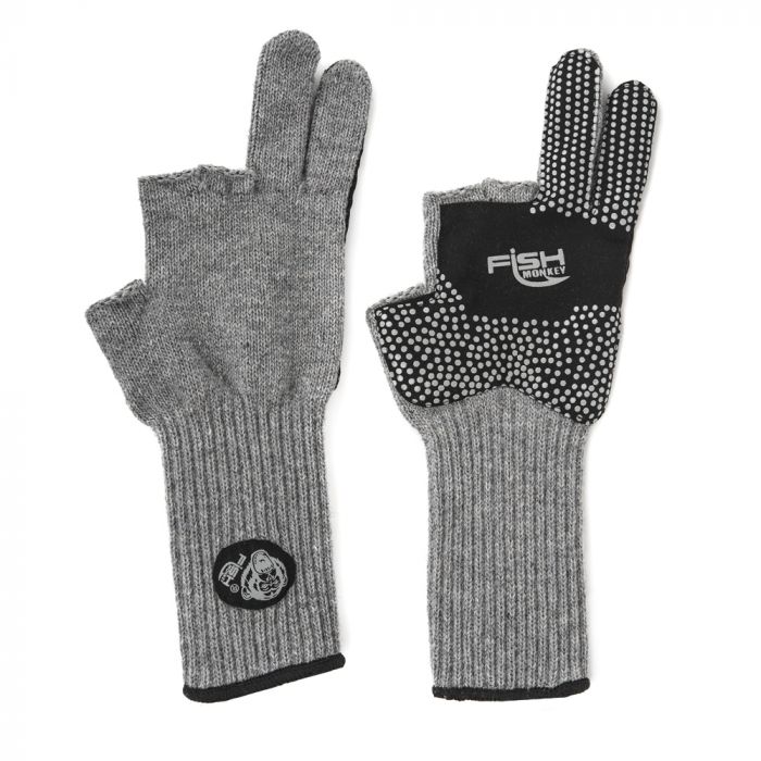Fish Monkey Bauer Grandma Wool Two Finger Glove