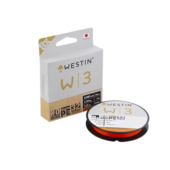 Westin W3 8-Braid Dutch Orange 135m