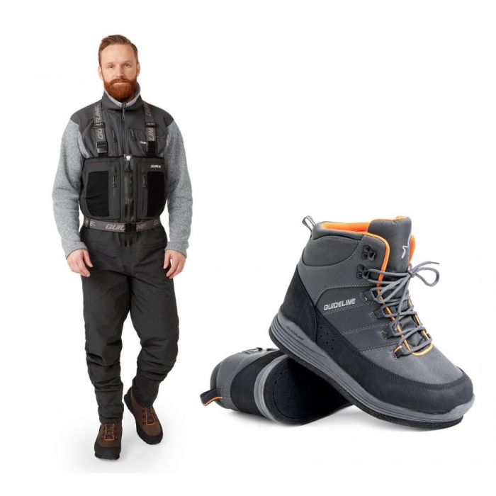 Guideline Laxa 2.0 ZIP Waders + Laxa 3.0 Filtsål Boot
