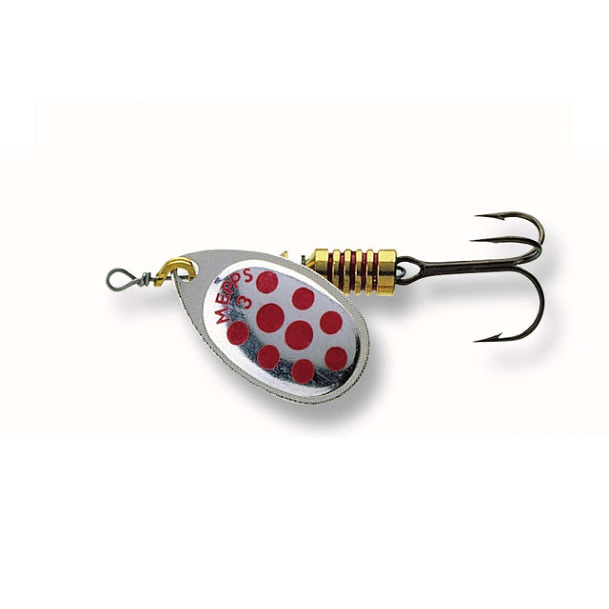 Mepps Aglia Dec Silver/Red No. 1