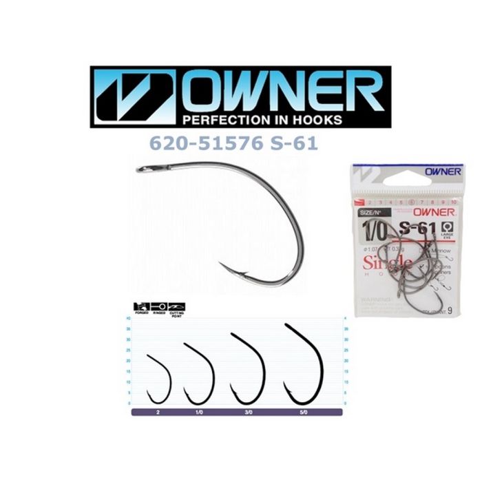 Owner S-61 Spoon Single Hook