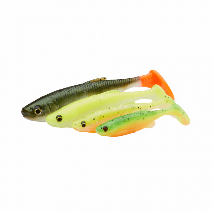 Savage Gear Fat Minnow T-Tail Dark Water Mix