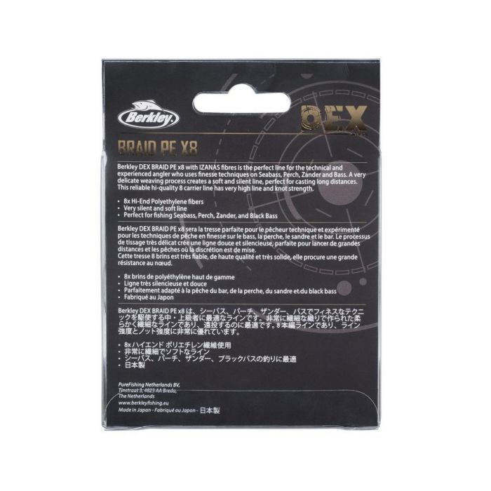 Berkley DEX x8 PE Fletline 150m