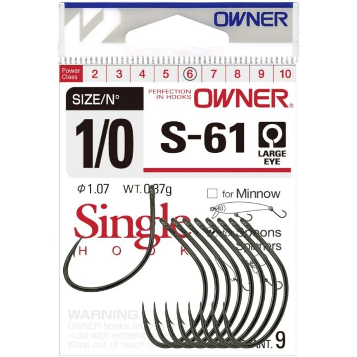 Owner S-61 Spoon Single Hook