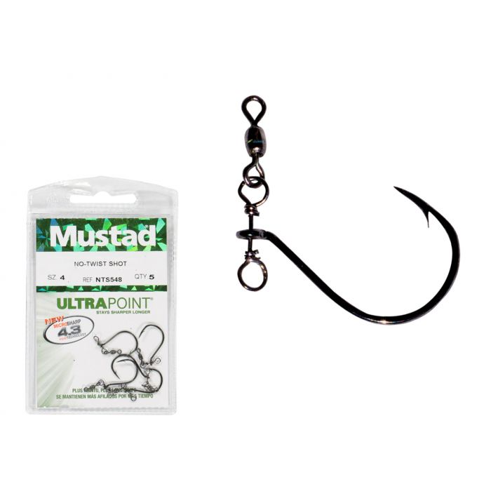 Mustad No-Twist Dropshot Hook