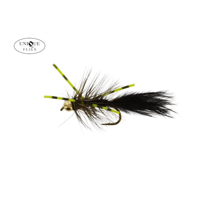 X-Fly Goldhead Black #6