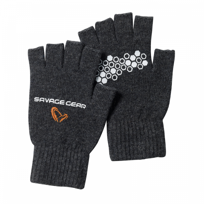 Savage Gear Knitted Half Finger Gloves