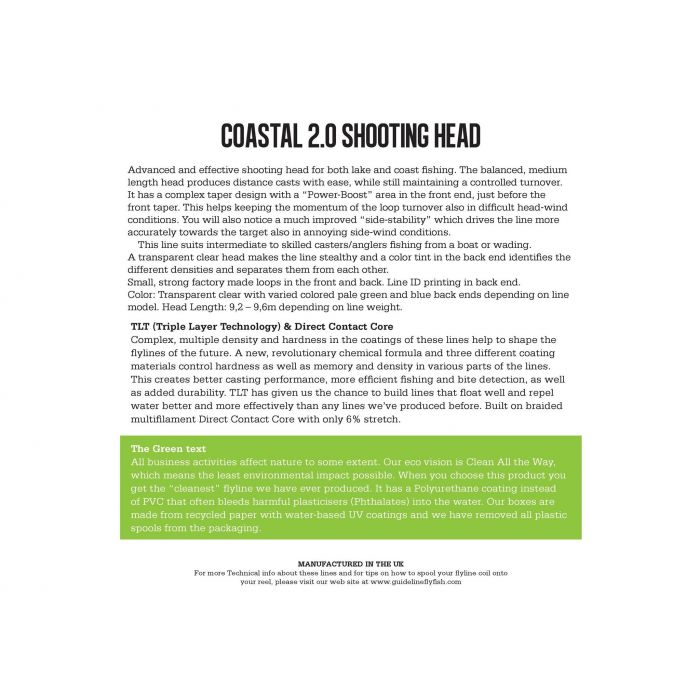 Guideline Coastal SH 2.0 Slow Intermediate