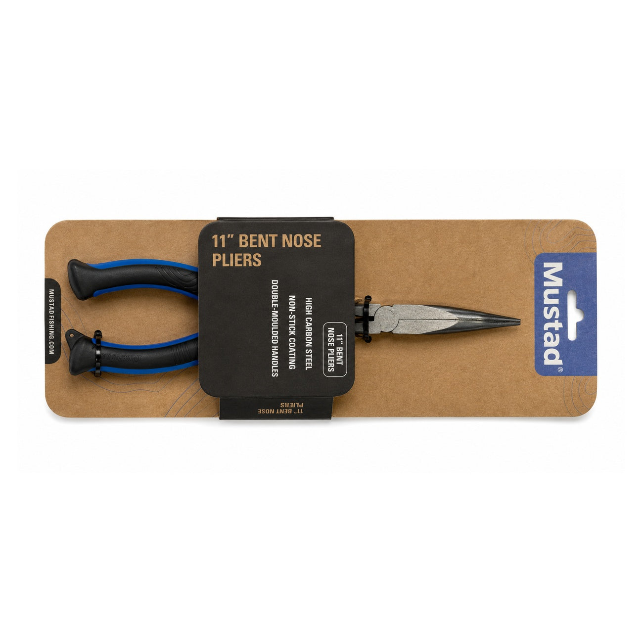 Mustad Bent Nose Pliers 11" Blue