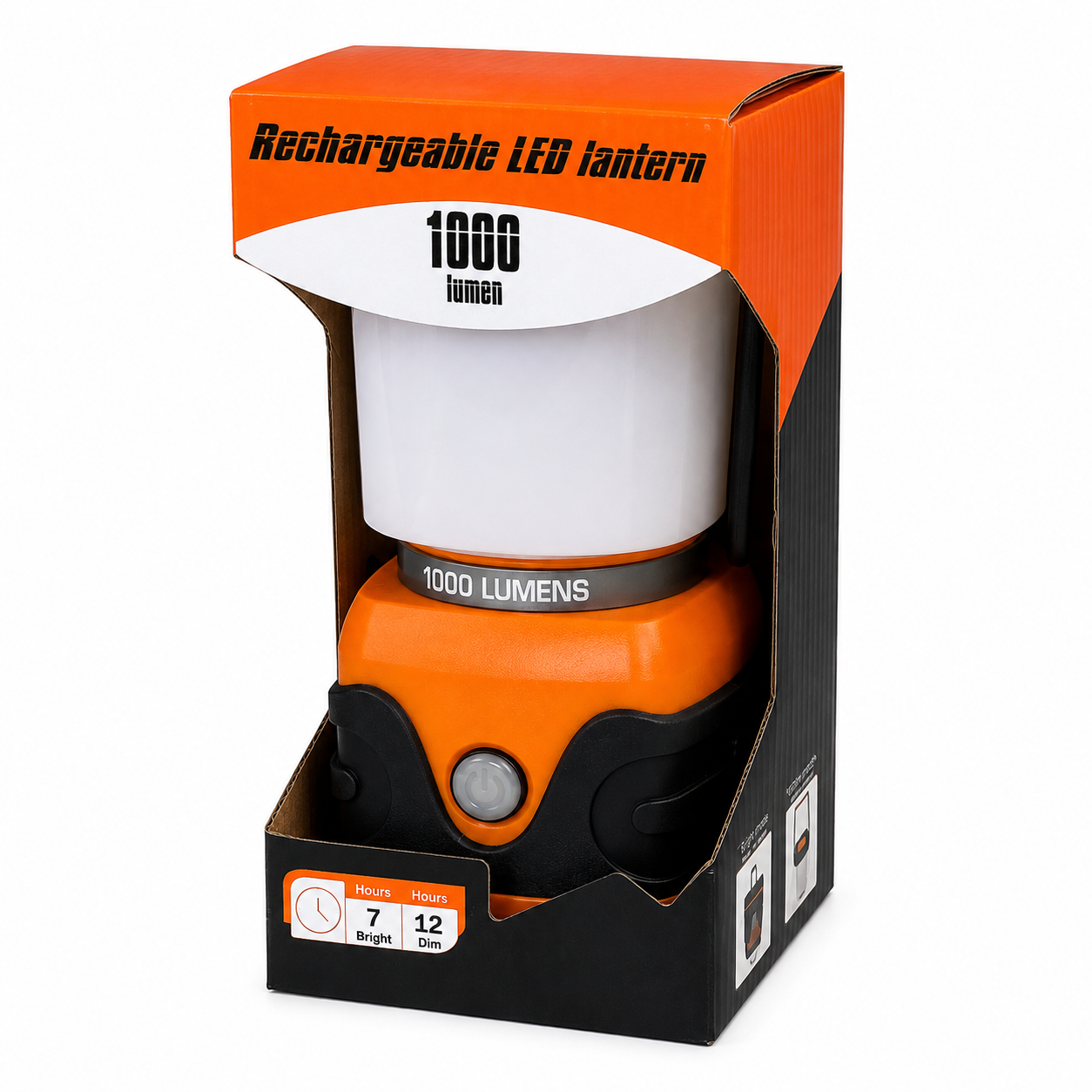 Genopladelig LED Lanterne 1000 Lumen