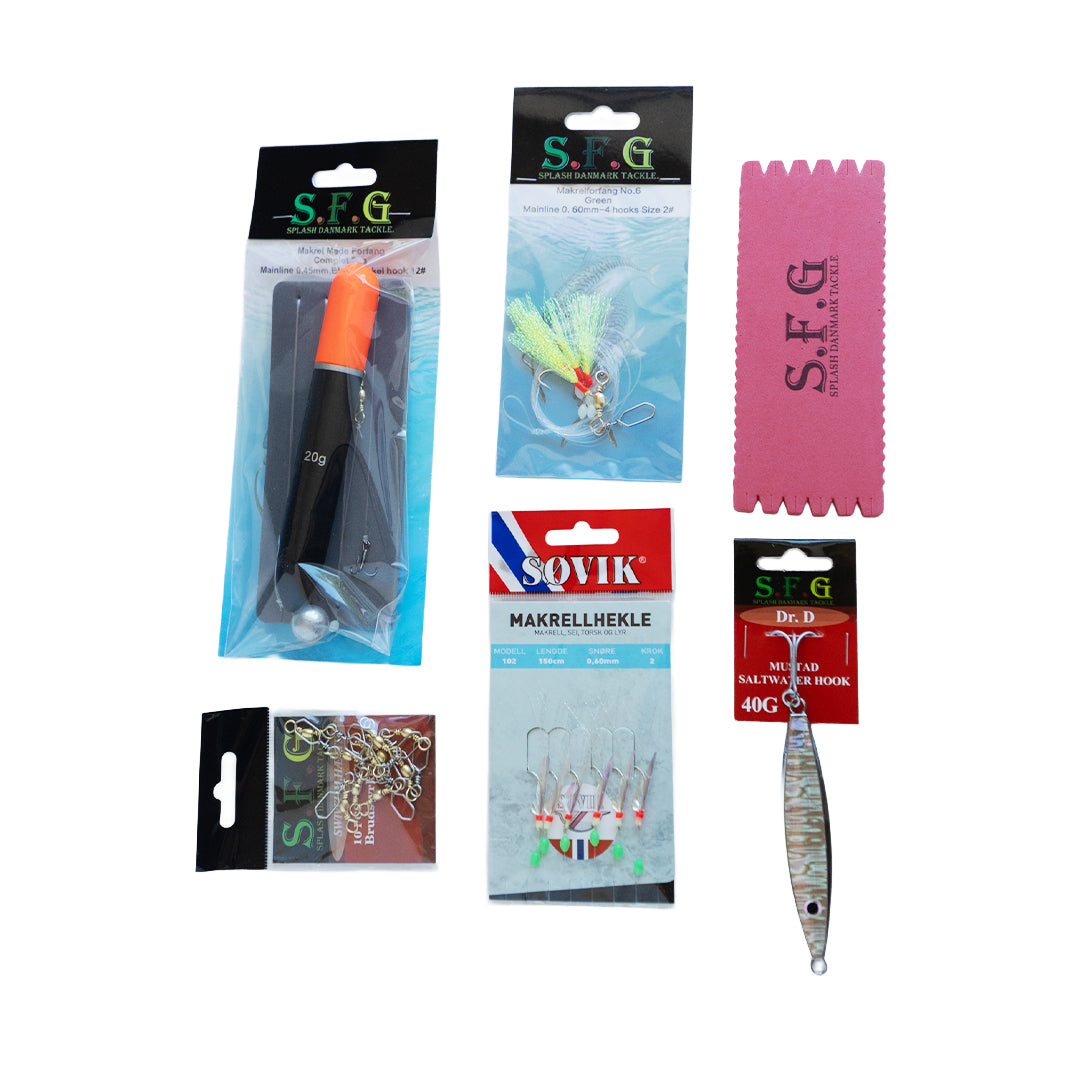 Justfishing Grejpakke #12 - Makrel