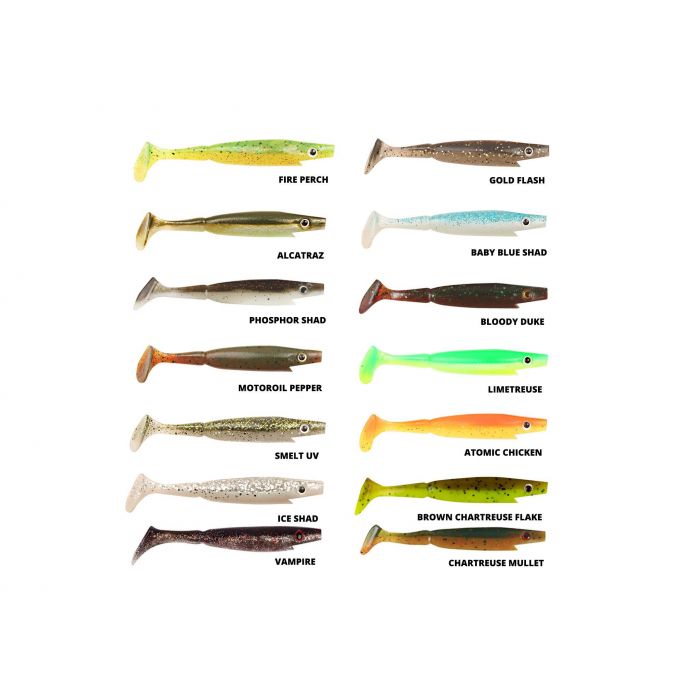 Strike Pro Piglet Shad 8,5 cm 4g - 8 stk