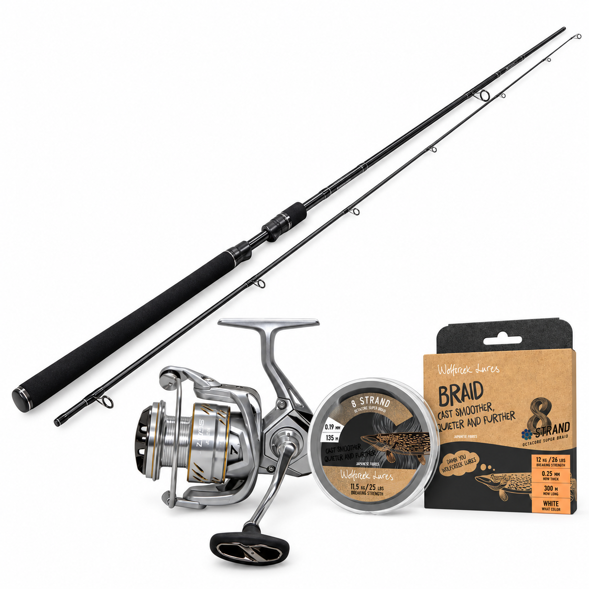 Westin W3 Powerlure med Okuma Zyros 4000A og Wolfcreek fletline