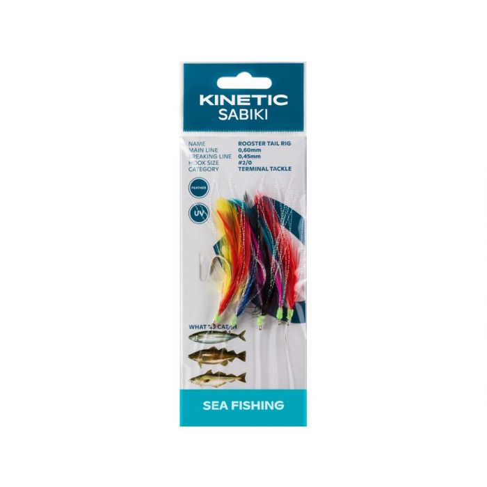 Kinetic Sabiki Rooster Tail Makrelforfang