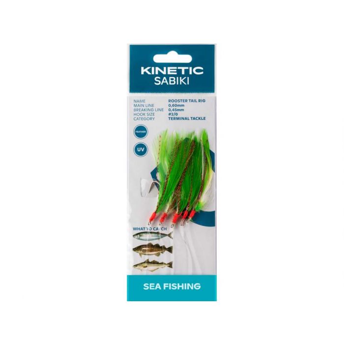 Kinetic Sabiki Rooster Tail Makrelforfang