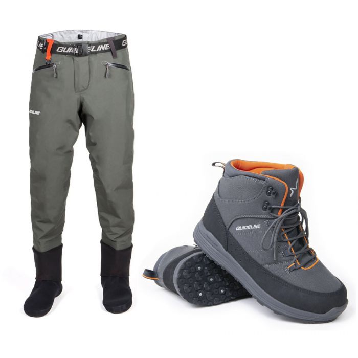 Guideline Laxa Waist Waders + Laxa 3.0 Filtsål Boot