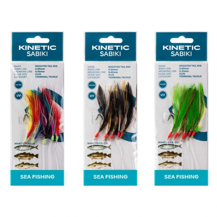 Kinetic Sabiki Rooster Tail Makrelforfang