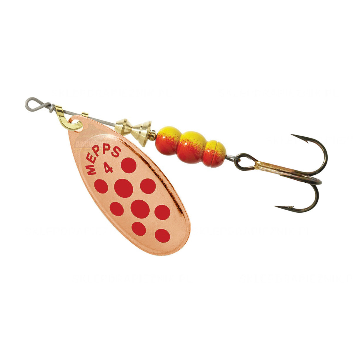 Mepps Aglia Dec Copper/Red No. 4