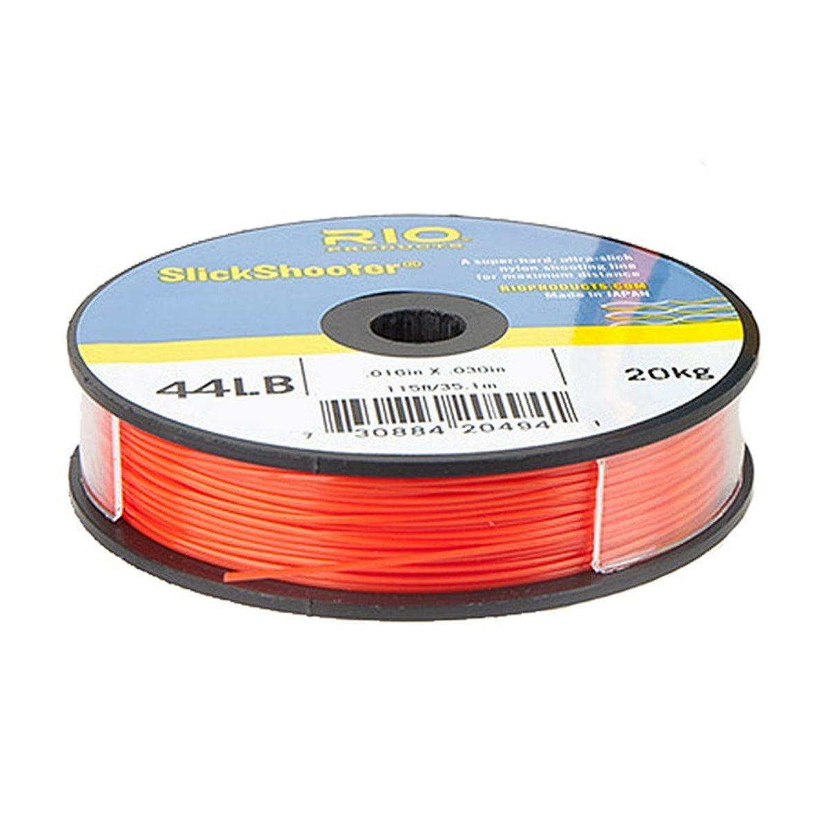 RIO SlickShooter 44 lb rød skydeline på spole, 35 meter