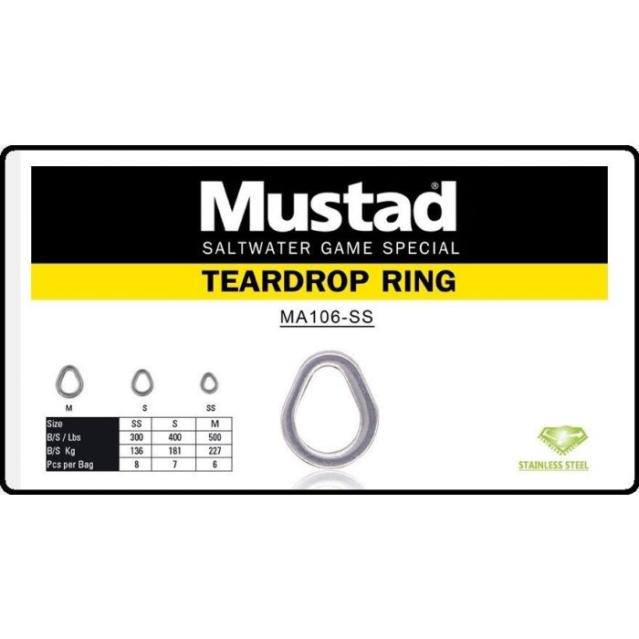 Mustad Teardrop Ring