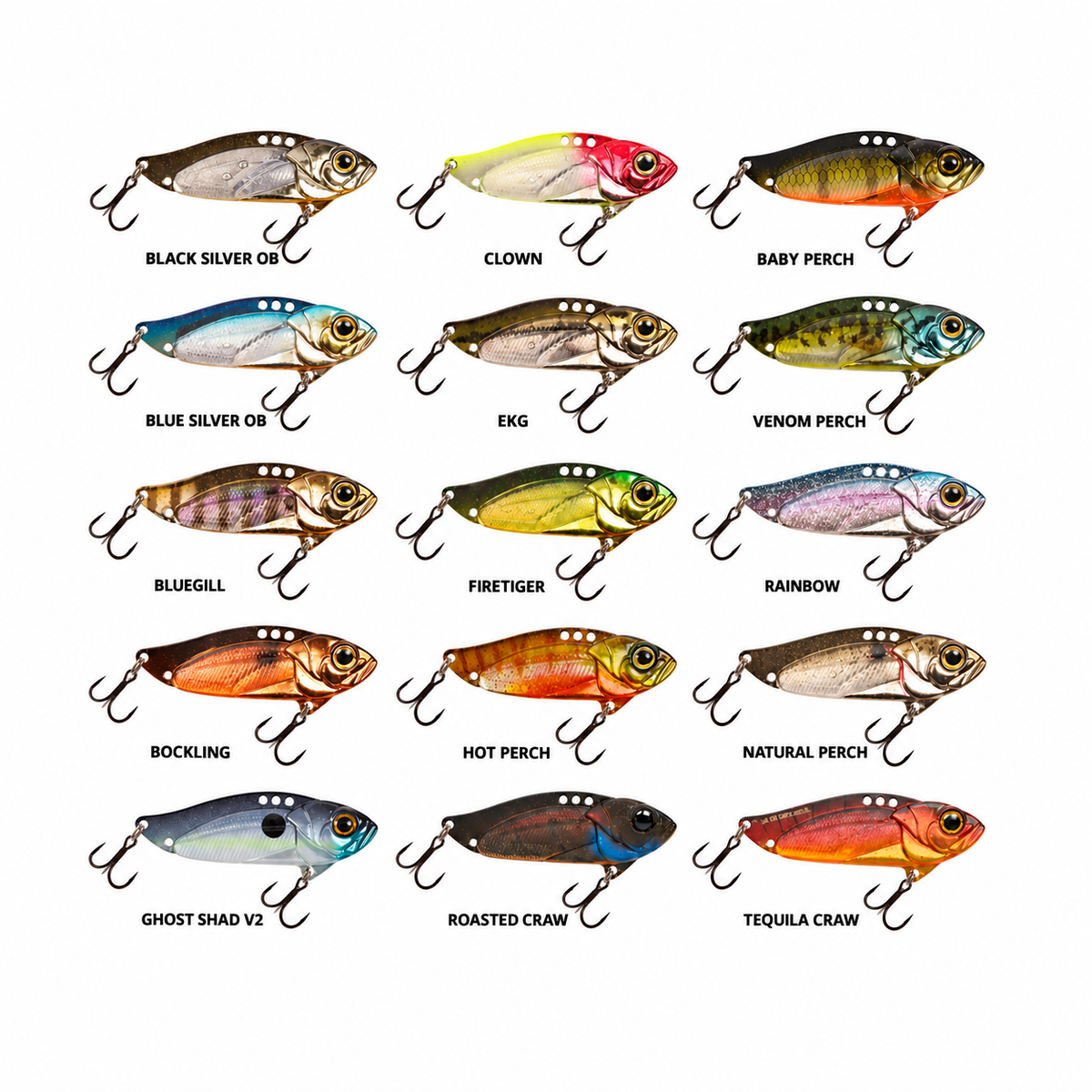 Strike Pro Astro Vibe 45mm 10g farver med kroge