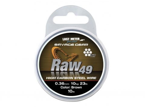 Savage Gear Raw49 Uncoated Wire Brown