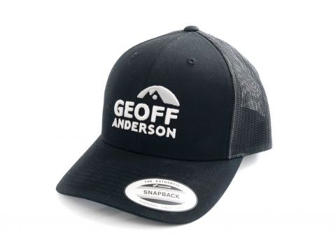 Geoff Anderson Snapback Cap Black