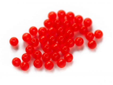 Røde Plast Perler