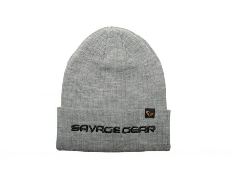 Savage Gear Fold-Up Beanie Grå